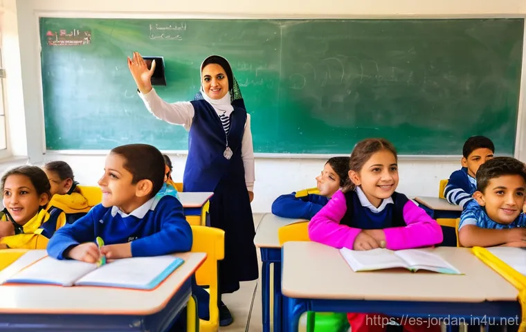 요르단 교육 시스템 소개 - **A Diverse and Engaging Jordanian Primary School Classroom**
A vibrant and inclusive primary sc...